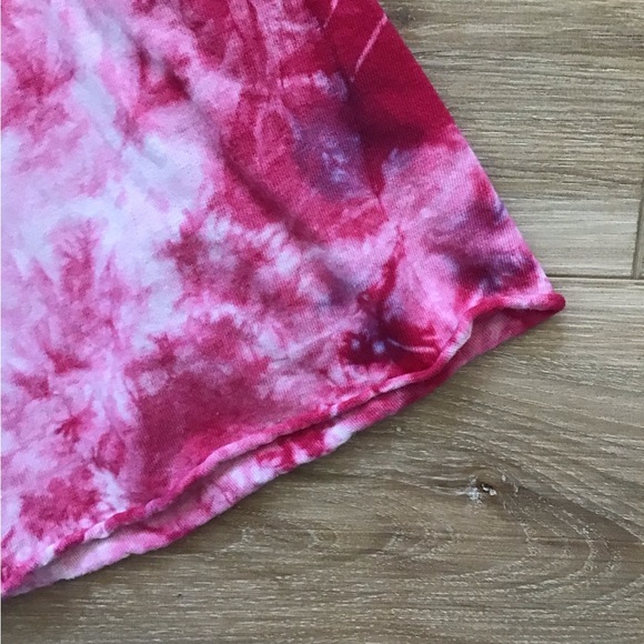 AC/DC TyeDye Crop Tee 2XL Upcycled - Picture 4 of 6